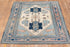 Vintage Oushak Area Rug (4' x 5')